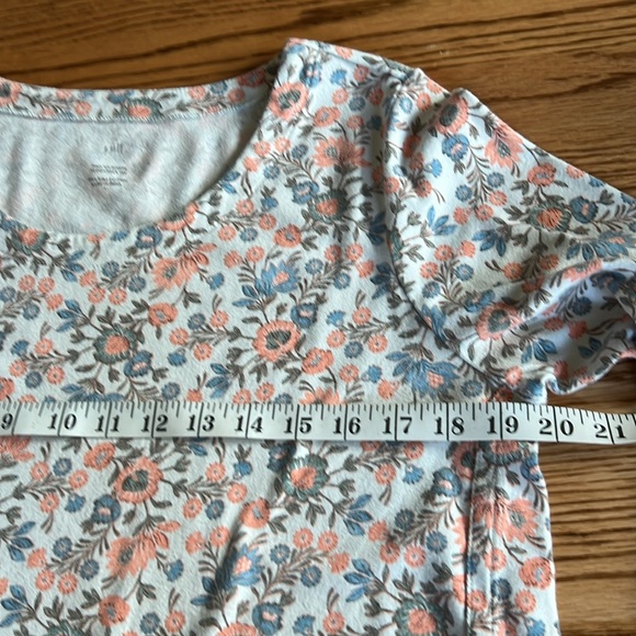 J Jill knit top. Cotton. 3/4 sleeves. large - Picture 4 of 6